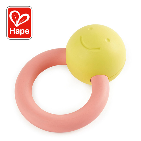 Hape Ring Rattle | Rattle And Shake Toy For Babies, Soft Colors