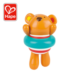 Hape Swimmer Teddy | Animal Wind-Up Bath Toy For Toddlers